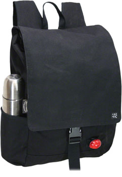 Banjo Brothers Minnehaha Canvas Commuter Backpack: MD Black EA Backpack