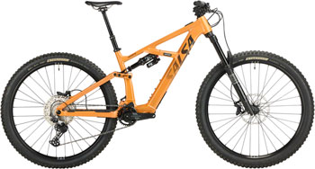 Salsa Moraine Deore 12 Ebike - 29", Aluminum, Terracotta Orange, X-Large Terracotta Orange EA Mountain Ebike