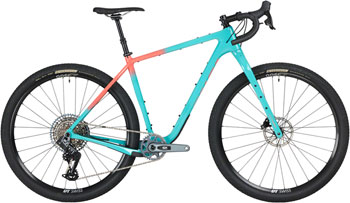 Salsa Cutthroat C Rival GX AXS Transmission Bike - 29", Carbon, Teal Fade, 52cm Teal Fade EA All-Road Bike