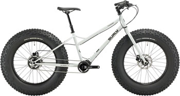 Surly Moonlander Fat Tire Bike - 24", Steel, Lunar Dust Gray, X-Large Lunar Dust Gray EA Fat Bike
