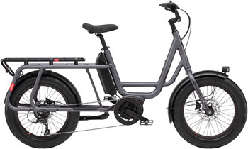 Benno RemiDemi XL 9D Evo 1 Performance Line Sport Class 3 Ebike - 545wh, Easy-On, Arctic Gray Arctic Gray EA Cargo Ebikes