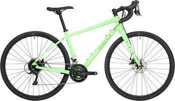 Salsa Journeyer Drop Bar Sora 2x9 Bike - 700c, Aluminum, Citrus Green, 49cm Citrus Green EA All-Road Bike