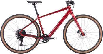 Salsa Previously Pedaled Salsa Confluence Flat Bar Essa 8 eBike - 700c, Aluminum, Canyon Red, Small, GRADE A Canyon Red EA All-Road Ebike