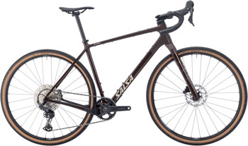 Salsa Previously Pedaled Salsa Flyway C GRX 610 12 Bike - 700c, Carbon, Dark Umber, Medium/Large, GRADE TEST Dark Umber EA All-Road Bike