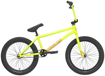 Sunday Forecaster BMX Bike - 20.5" TT, Gloss Fl Yellow Gloss Fl Yellow EA BMX Bikes