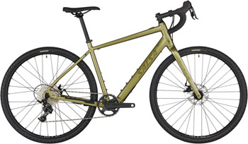 Salsa Confluence Drop Bar Apex 1 Ebike - 700c, Aluminum, Avocado Green, 49cm Avocado Green EA All-Road Ebike