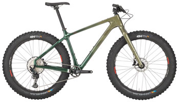 Salsa Previously Pedaled Salsa Beargrease Carbon SLX Fat Bike - 27.5", Carbon, Green Fade, Medium, GRADE C Green Fade EA Fat Bike