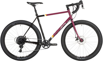 All-City Gorilla Monsoon Bike - 650b, Steel, APEX, Charred Berry, 61cm Charred Berry EA Cyclocross Bike