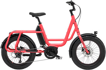 Benno RemiDemi 9D Evo 2 Performance Class 1 Ebike - 400wh, Easy On, Coral Pink Coral Pink EA Cargo Ebikes