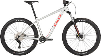 Salsa Rangefinder Deore 10 27.5+ Bike - 27.5", Aluminum, Silver, Medium Silver EA Mountain Bike