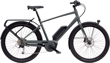 Benno eScout Class 3 Etility Ebike - Bosch Performance Line Sport, 400Wh, Matte Graphite Gray, Large EA City Ebike