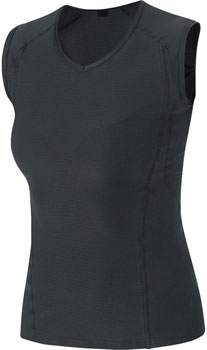 Gorewear M Base Layer Sleeveless Shirt - Black, Women's, Small Black EA Base Layers