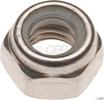 Metric Hardware M5 Nut, Nylock, Stainless: Bag/20 BAG Nut