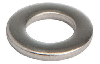 Metric Hardware M6 Stainless Flat washer: Bag/20 BAG Washer