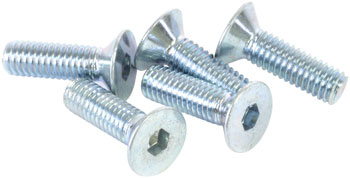 Wheels Manufacturing M3x10 Flat Head Screw, Bag of 5 EA Bolt