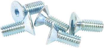 Wheels Manufacturing M4x10 Flat Head Screw, Bag of 5 EA Bolt