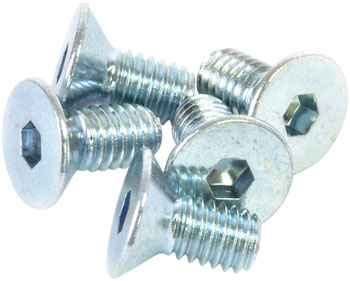 Wheels Manufacturing M4x8 Flat Head Screw, Bag of 5 EA Bolt