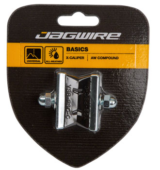 Jagwire Basics X-Caliper Brake Pads - Threaded, Black, Pair Black EA Brake Shoe and Pad