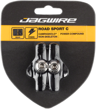 Jagwire Road Sport C Brake Pads Campagnolo Non-Skeleton, Black PAA Brake Shoe and Pad