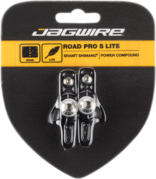 Jagwire Road Pro S Brake Pads SRAM/Shimano, Black PAA Brake Shoe and Pad