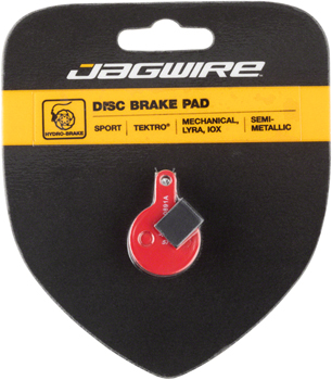 Jagwire Mountain Sport Semi-Metallic Disc Brake Pads for Tektro Lyra, IOX PAA Disc Brake Pad