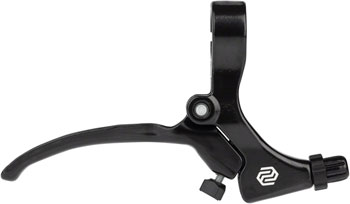 Promax FS-349 Brake Lever - Right, Long Pull, Tool-free Reach Adjust, Aluminum, Black EA Brake Lever, Flat Bar/BMX- Individual