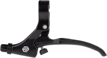 Promax FS-349 Brake Lever - Left, Long Pull, Tool-free Reach Adjust, Aluminum, Black EA Brake Lever, Flat Bar/BMX- Individual