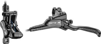 TRP Slate T4 Disc Brake and Lever - Rear, Hydraulic, Post Mount, Black EA Disc Brake & Lever