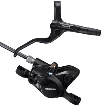 Shimano BR-MT200 Disc Brake and BL-MT201 Lever - Rear, Hydraulic, 2-Piston, Post Mount, Black EA Disc Brake & Lever
