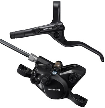 Shimano BR-MT200 Disc Brake and BL-MT201 Lever - Front, Hydraulic, 2-Piston, Post Mount, Black EA Disc Brake & Lever