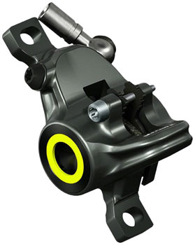 Magura MT8 SL Disc Brake Caliper - Front or Rear, Post Mount, 2-Piston, Gray/Red/Yellow Gray EA Disc Brake Calipers