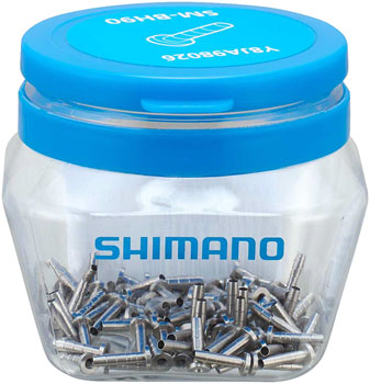 Shimano BH90 Brake Hose Connecting Insert - Bulk Jar, 100 pcs. EA Disc Brake Hose Parts