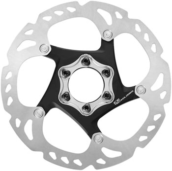 Shimano Deore XT SM-RT86-S2 Disc Brake Rotor - 160mm, 6-Bolt, Silver/Black EA Disc Rotor