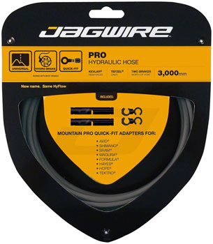 Jagwire Pro Hydraulic Disc Brake Hose Kit 3000mm, Ice Gray Ice Gray EA Disc Brake Hose Kit