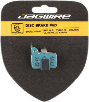 Jagwire Sport Organic Disc Brake Pads for SRAM Red 22 B1, Force 22, CX1, Rival 22, S700 B1, Level Ultimate EA Disc Brake Pad