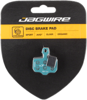 Jagwire Sport Organic Disc Brake Pads - For various SRAM Level and Avid Elixir Models EA Disc Brake Pad