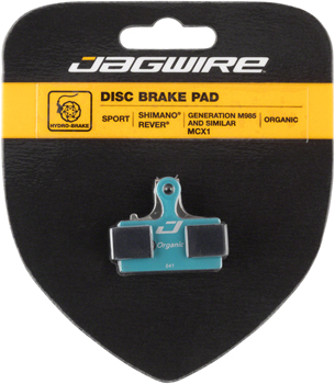 Jagwire Sport Organic Disc Brake Pads - For Shimano S700, M615, M6000, M785, M8000, M666, M675, M7000, M9000, M9020, M985, M987 EA Disc Brake Pad