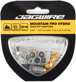 Jagwire Pro Disc Brake Hydraulic Hose Quick-Fit Adaptor for Hope Banjo, Mini Trial, Mono EA Disc Brake Hose Kit