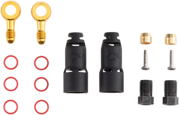 Jagwire Pro Disc Brake Hydraulic Hose Quick-Fit Adaptor for Shimano XTR, XT, SLX, Saint, Zee, and Alfine EA Disc Brake Hose Kit