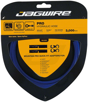 Jagwire Pro Hydraulic Disc Brake Hose Kit 3000mm, Blue SID Blue EA Disc Brake Hose Kit