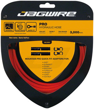 Jagwire Pro Hydraulic Disc Brake Hose Kit 3000mm, Orange Maxxis Orange EA Disc Brake Hose Kit