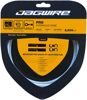 Jagwire Pro Hydraulic Disc Brake Hose Kit 3000mm, Sterling Silver Sterling Silver EA Disc Brake Hose Kit
