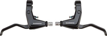 Shimano Alivio BL-T4000 V-Brake Lever Set Black EA Brake Lever, Flat Bar/BMX Pair