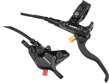 Shimano Deore BL-M4100/BR-MT410 Disc Brake and Lever - Front, Hydraulic, Resin Pads, Gray Black SET Disc Brake & Lever