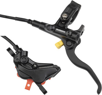 Shimano Deore BL-M4100/BR-MT420 Disc Brake and Lever - Front, Hydraulic, Resin Pads, Gray Black SET Disc Brake & Lever