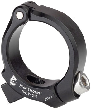 Wolf Tooth ShiftMount Clamp for I-spec EV Shifters - 22.2mm Black EA Mountain Shifter Part