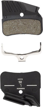 Shimano N03A-RF Disc Brake Pad and Spring - Resin Compound, Finned Alloy Back Plate, One Pair PAA Disc Brake Pad