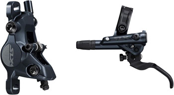 Shimano SLX BL-M7100/BR-M7100 Disc Brake and Lever - Front, Hydraulic, Post Mount, 2-Piston, Black SET Disc Brake & Lever
