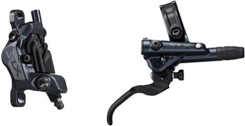 Shimano SLX BL-M7100/BR-M7120 Disc Brake and Lever - Rear, Hydraulic, Post Mount, 4-Piston, Black SET Disc Brake & Lever