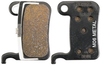 Shimano M06-MX Disc Brake Pads and Springs - Metal Compound, Steel Back Plate, One Pair PAA Disc Brake Pad